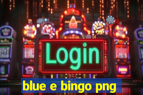 blue e bingo png